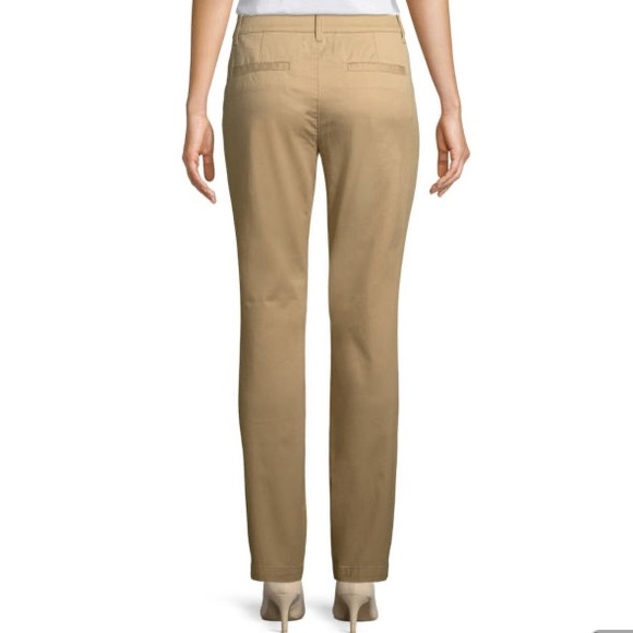 St. John's Bay Womens Mid Rise Straight Leg Pants - Picture 12 of 16